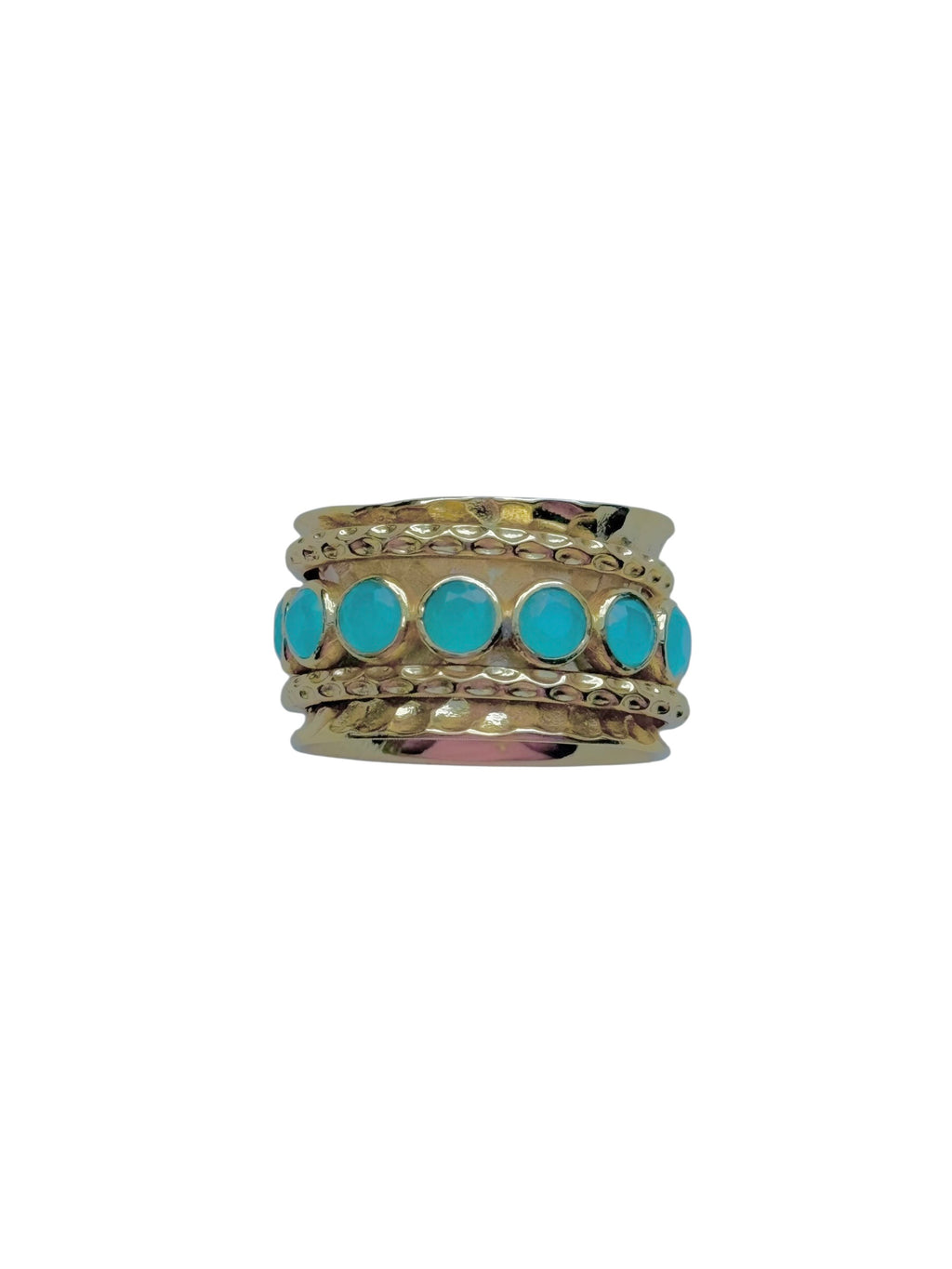 Saphia Ring in Aqua