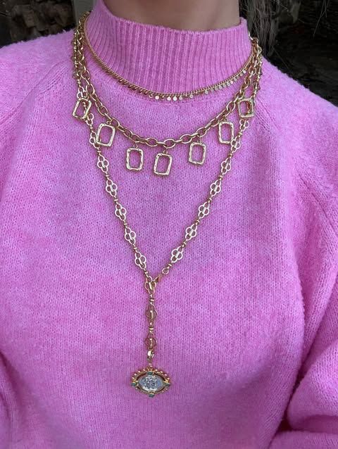 Sequin Short Necklace