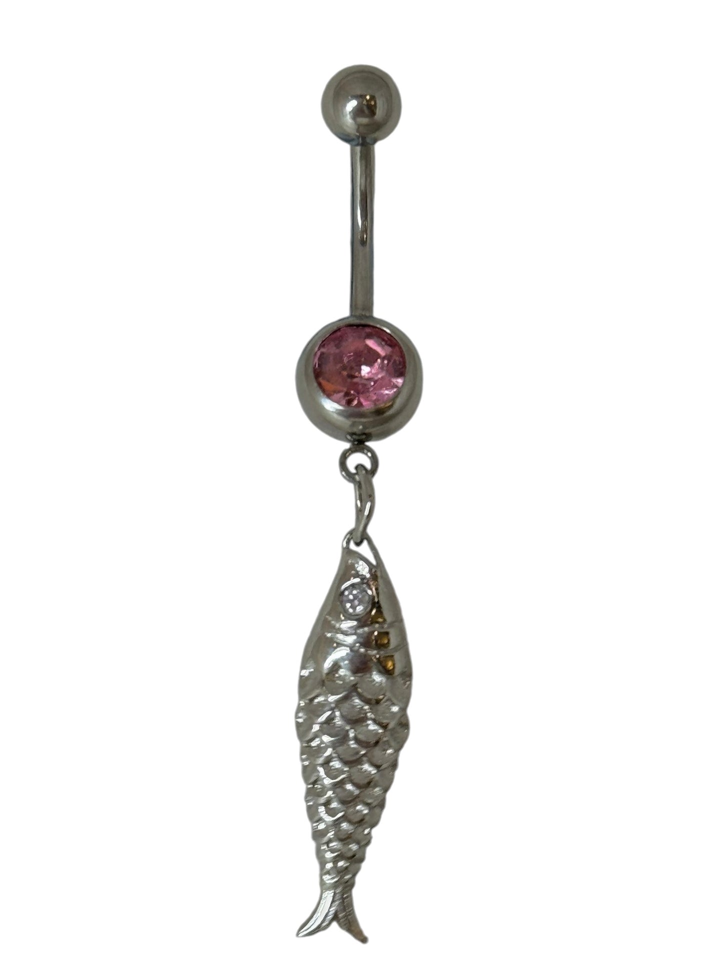 Silver and Pink Fish Belly Bar