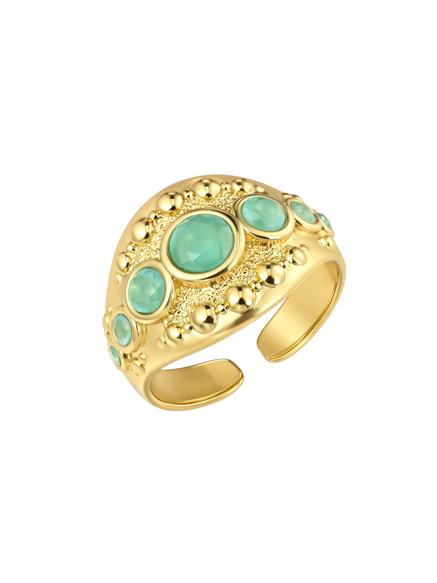 Bali Ring in Aqua
