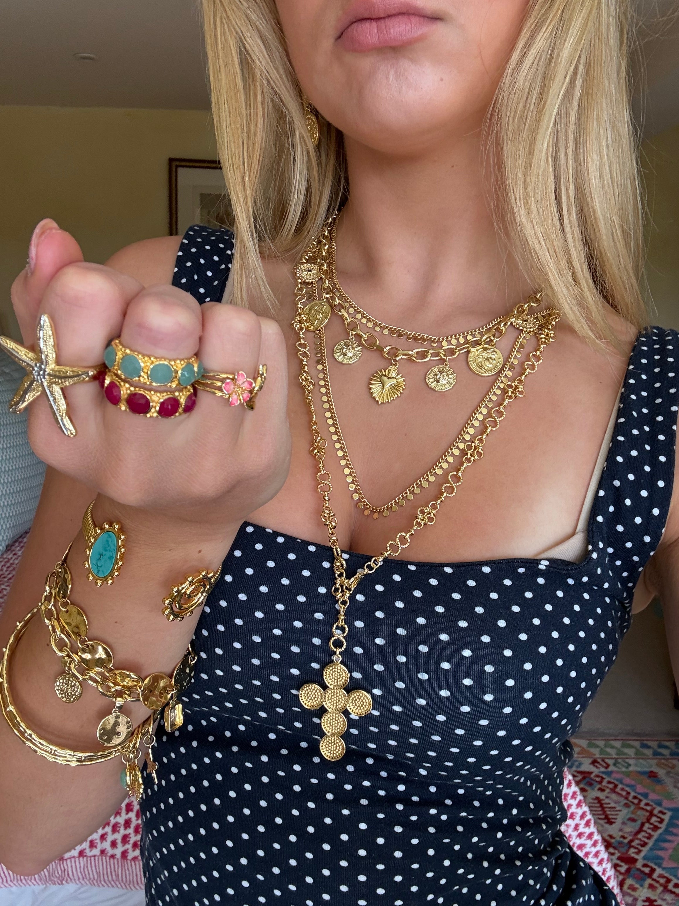 Amalia Ring in Pink