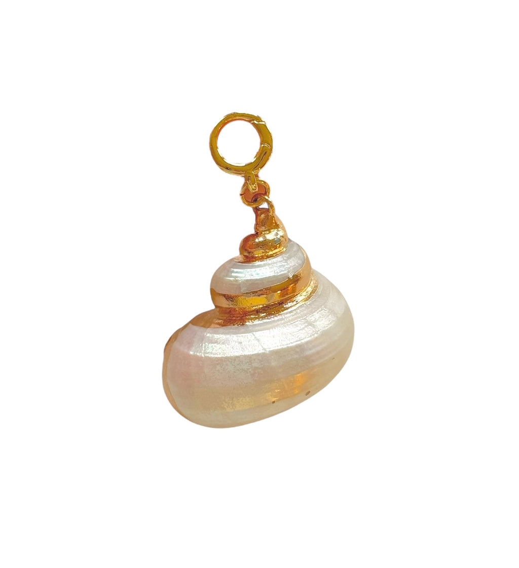 Swirl Shell Clip-On Charm