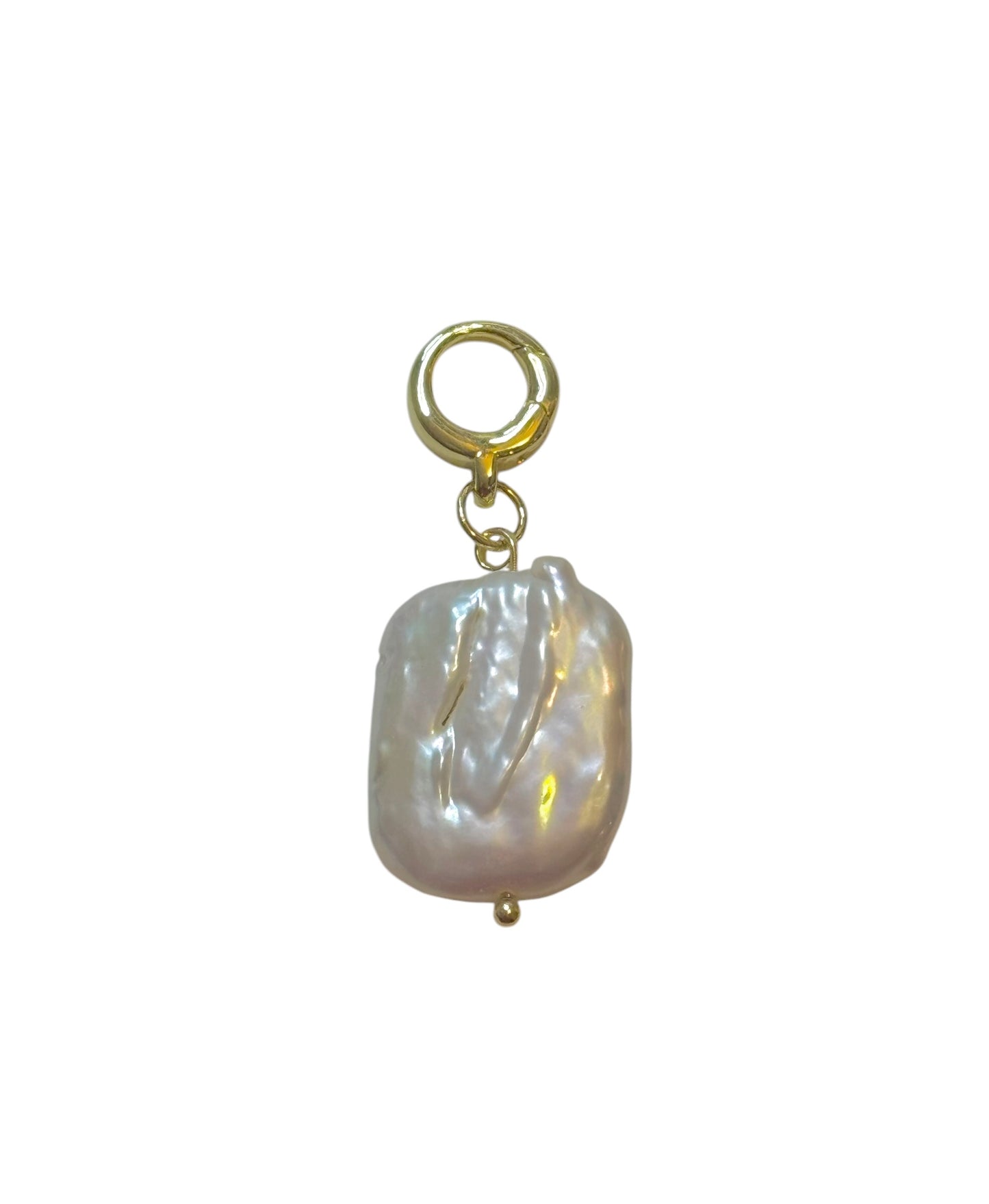 Pearl Clip-On Charm(rectangular)