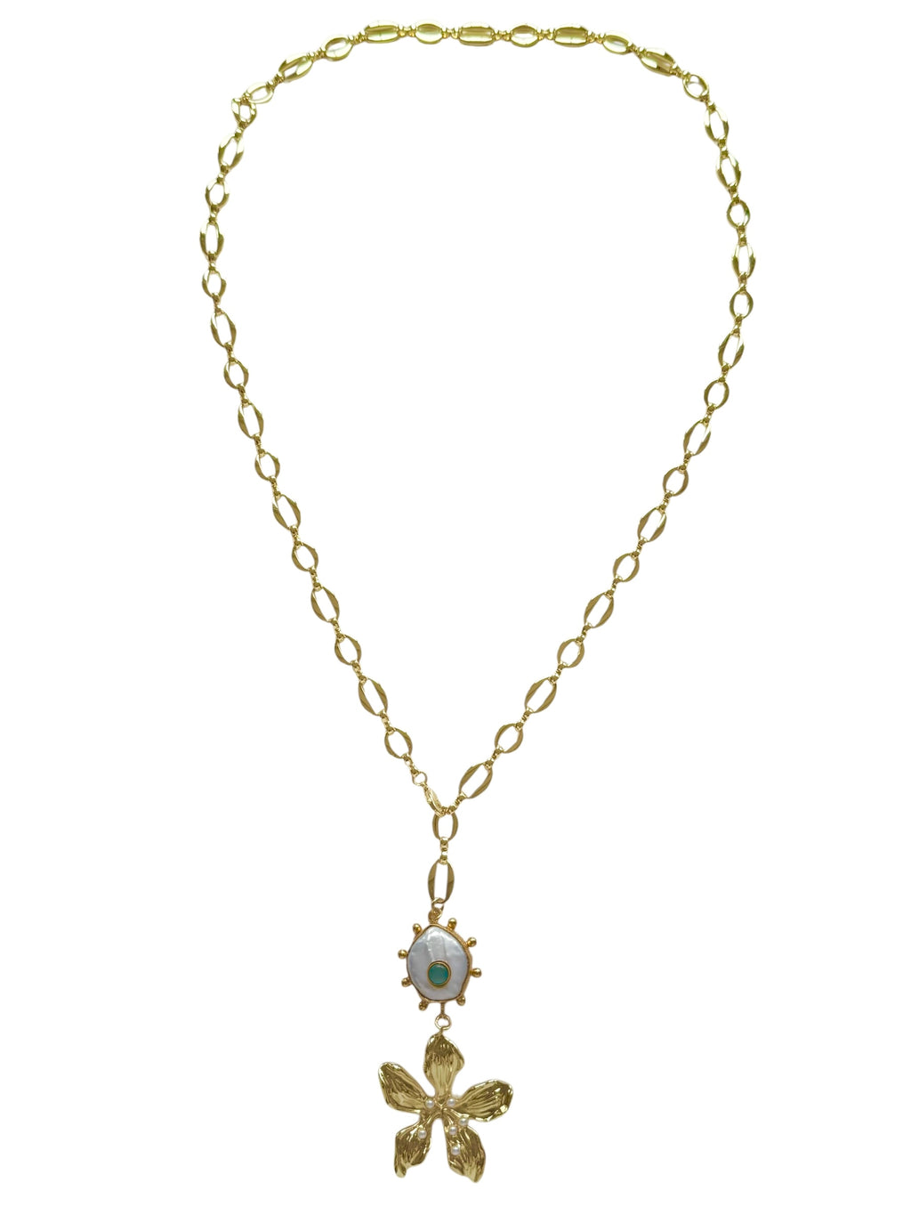 Island Bloom Long Necklace