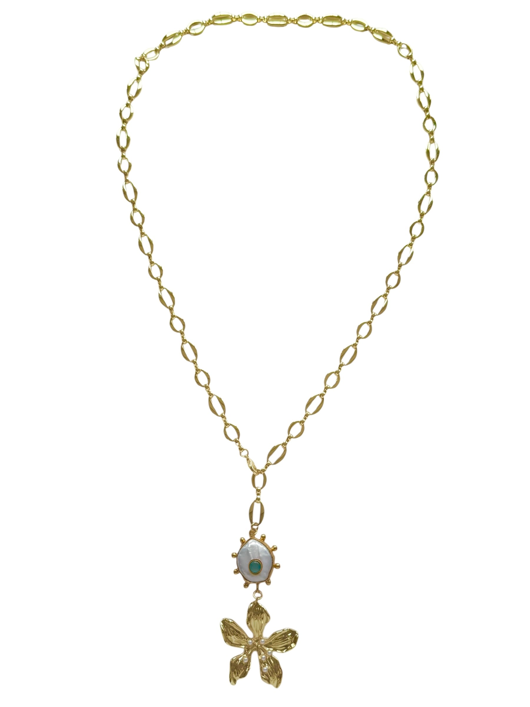 Island Bloom Long Necklace