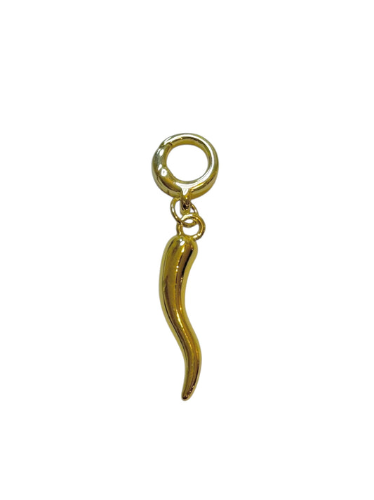 Gold Chilli Clip-On Charm