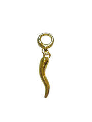 Gold Chilli Clip-On Charm