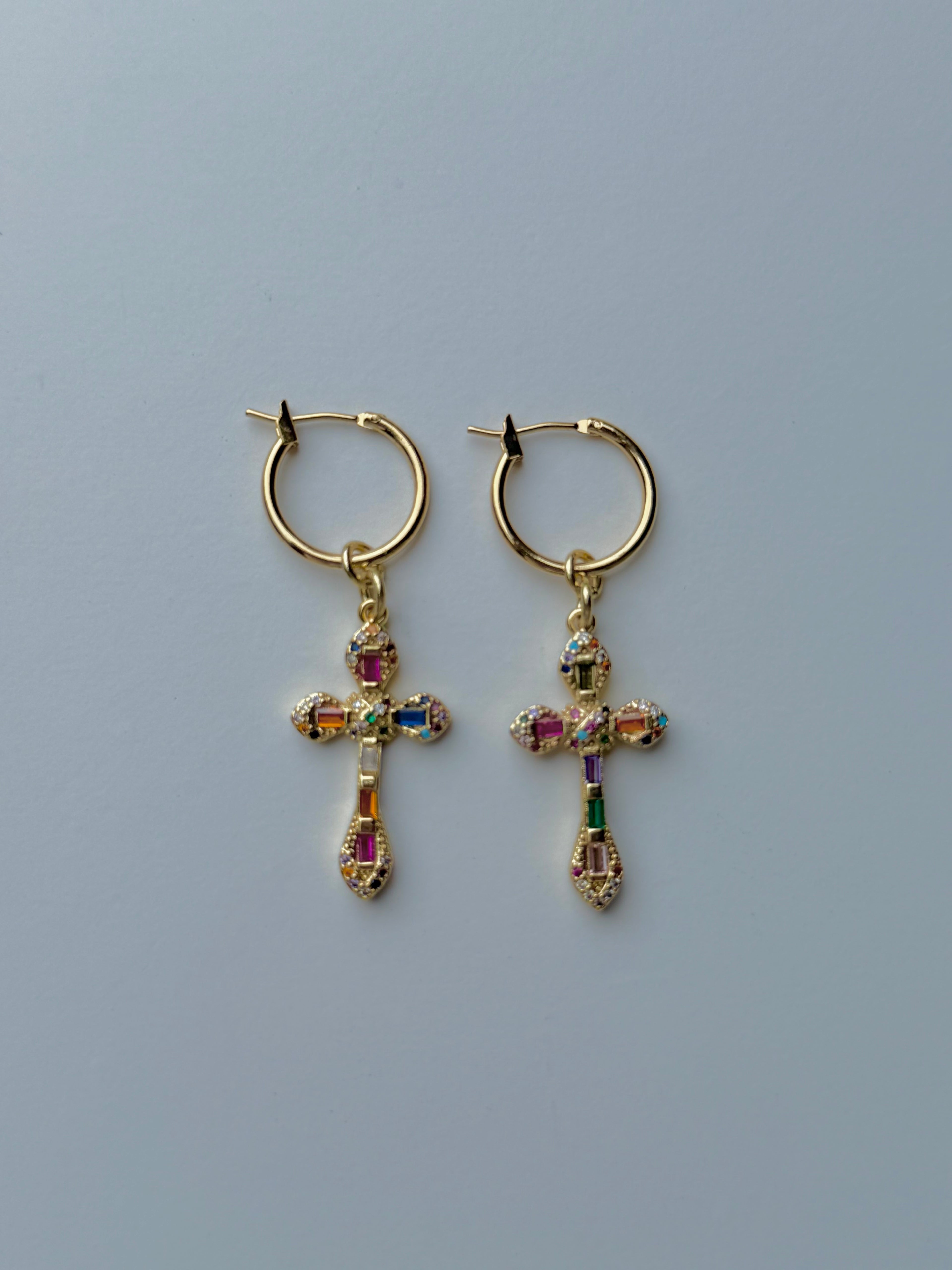 Cross Earrings