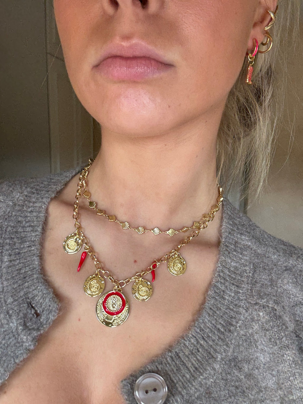 Neon Cow Girl Earrings