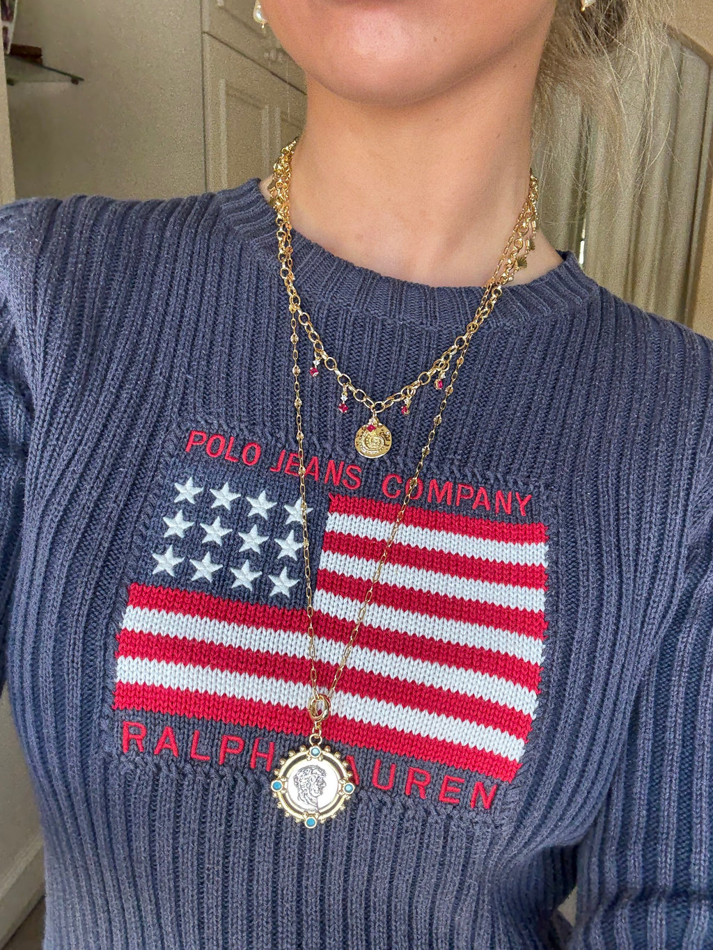 Cordelia Necklace in Ruby