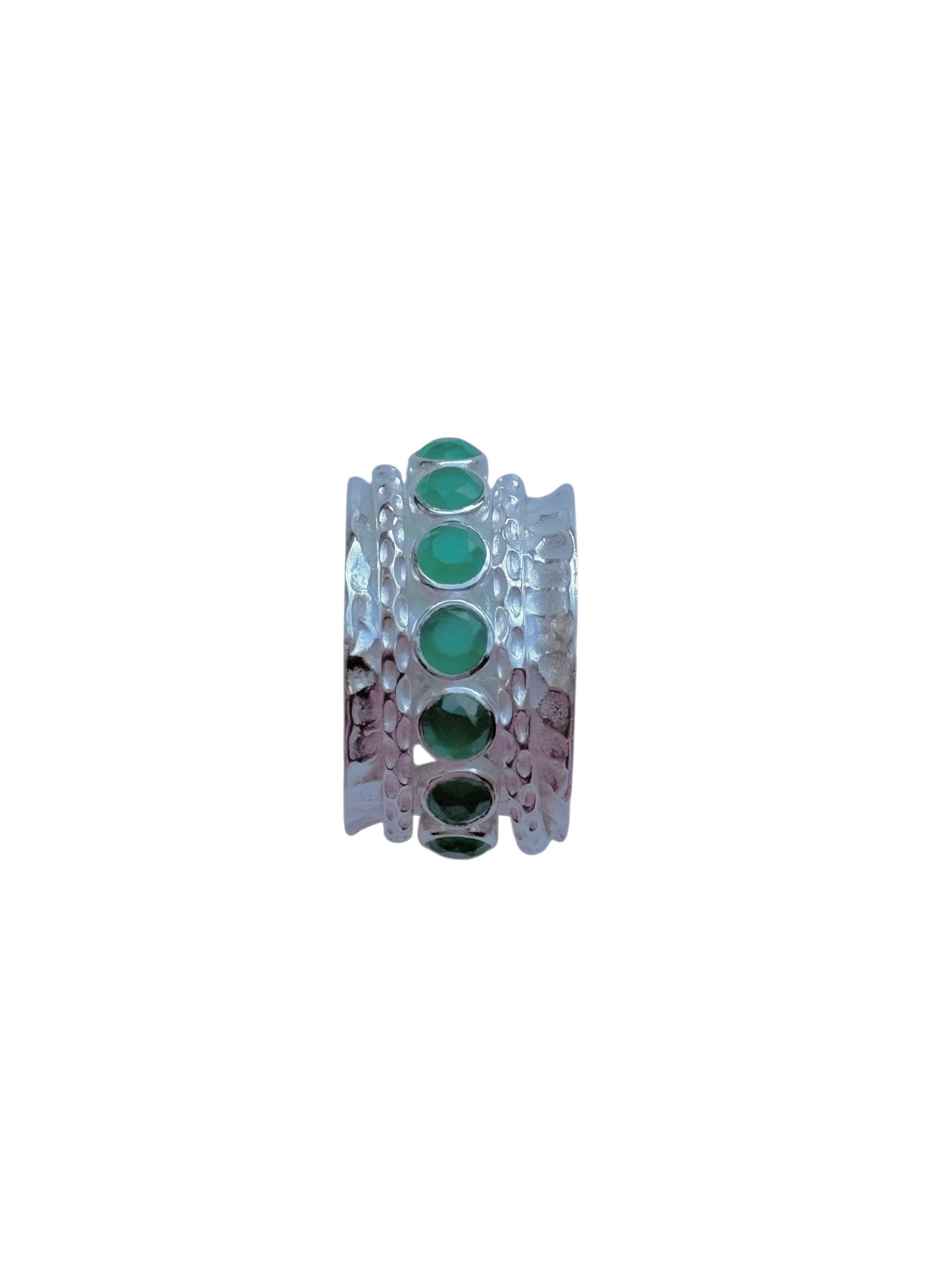 Octavia Ring in Green