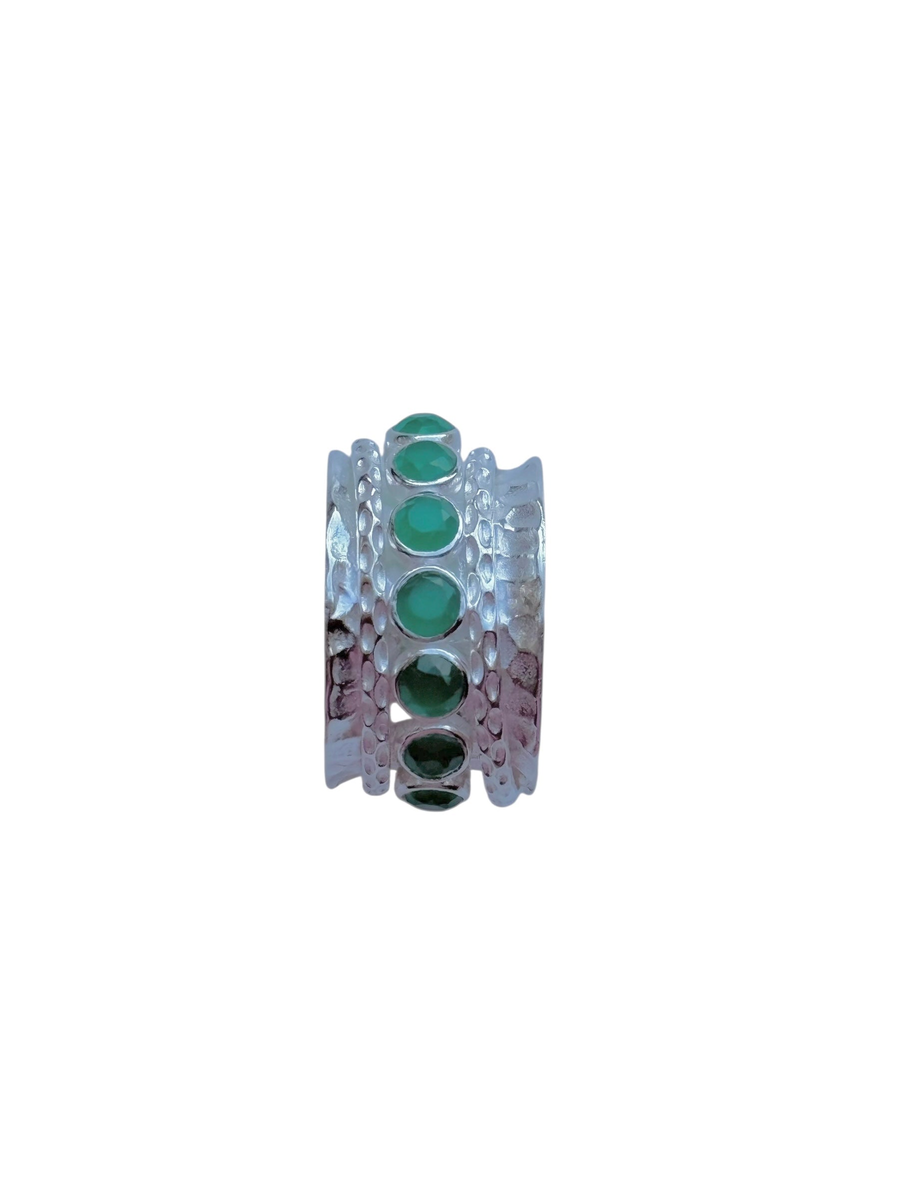 Octavia Ring in Green