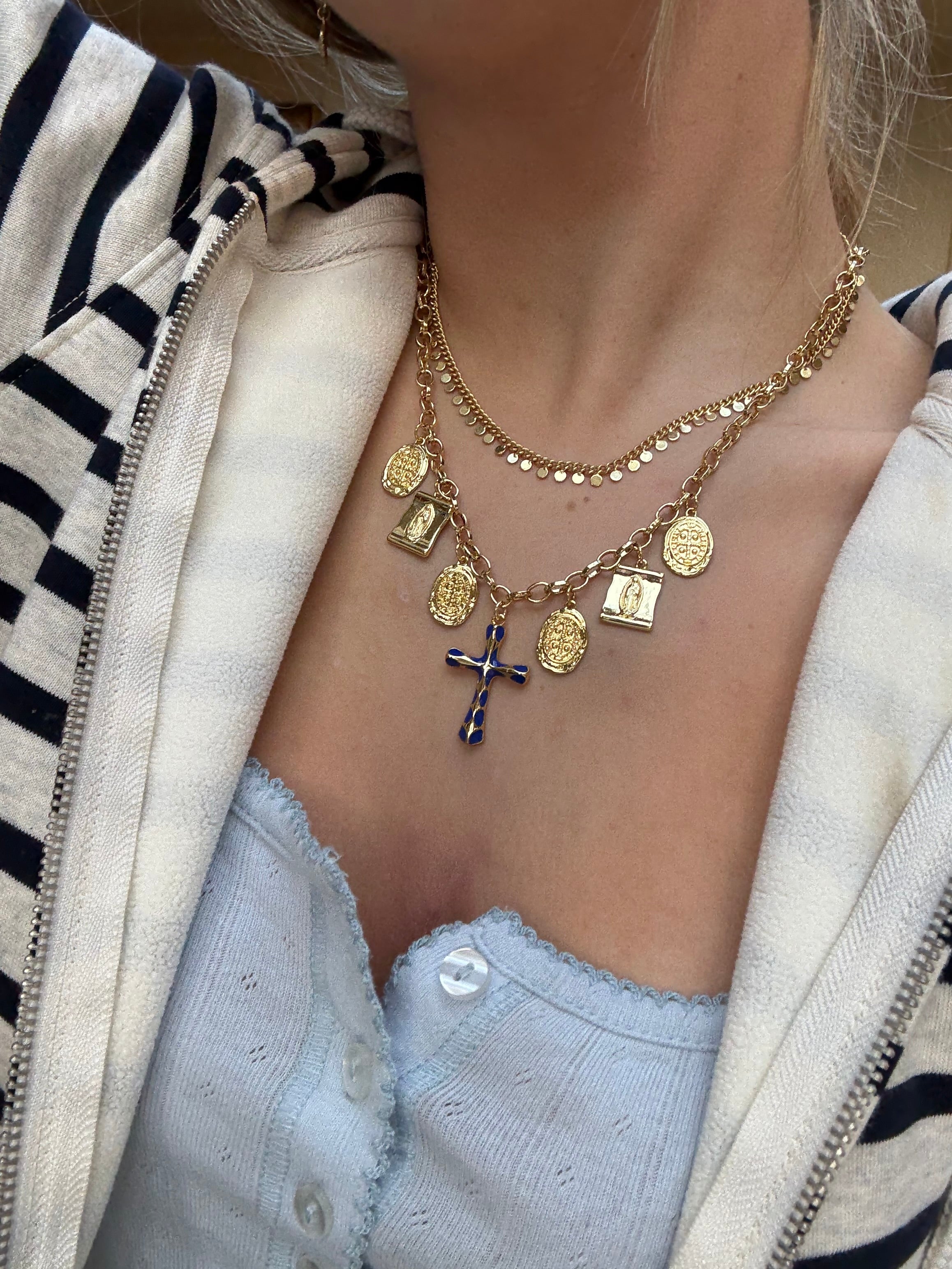 Willow Necklace in blue