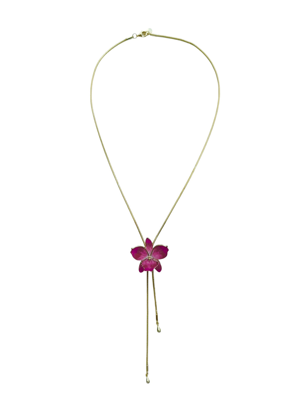 Bri Orchid Necklace