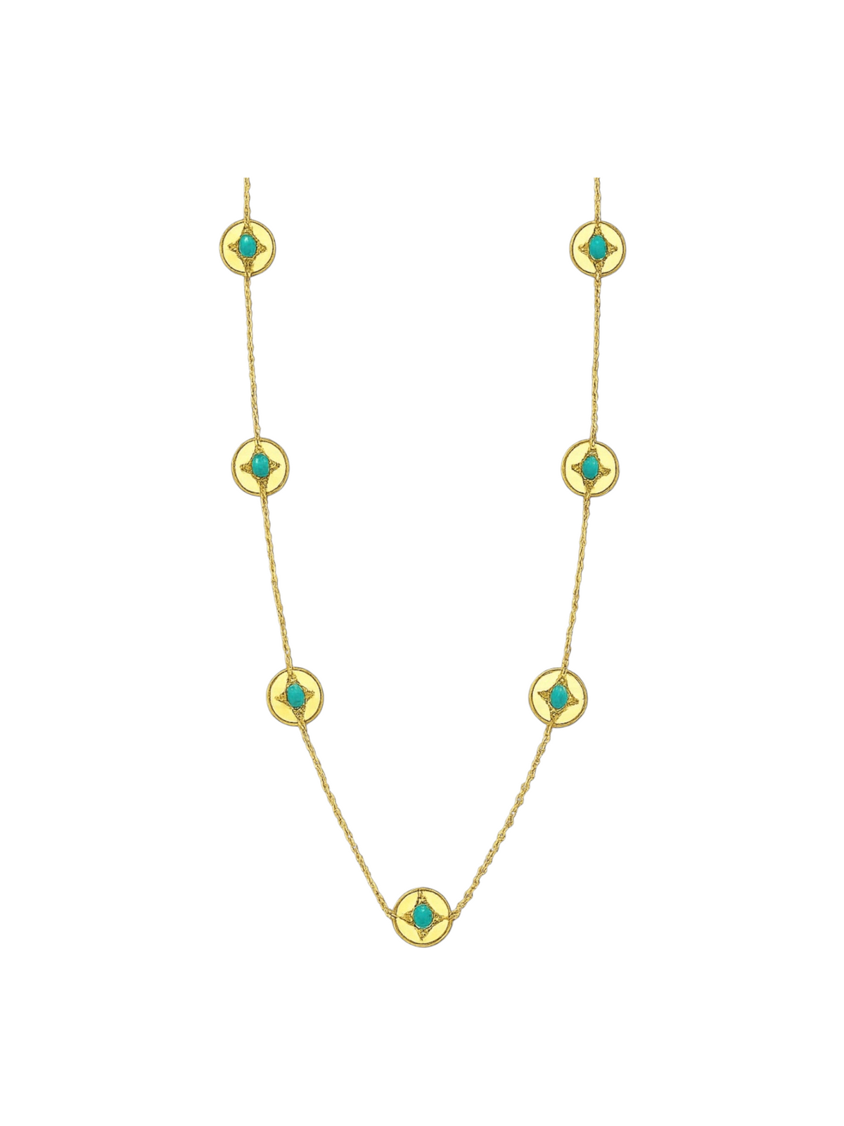 Aqua Aura Long Necklace