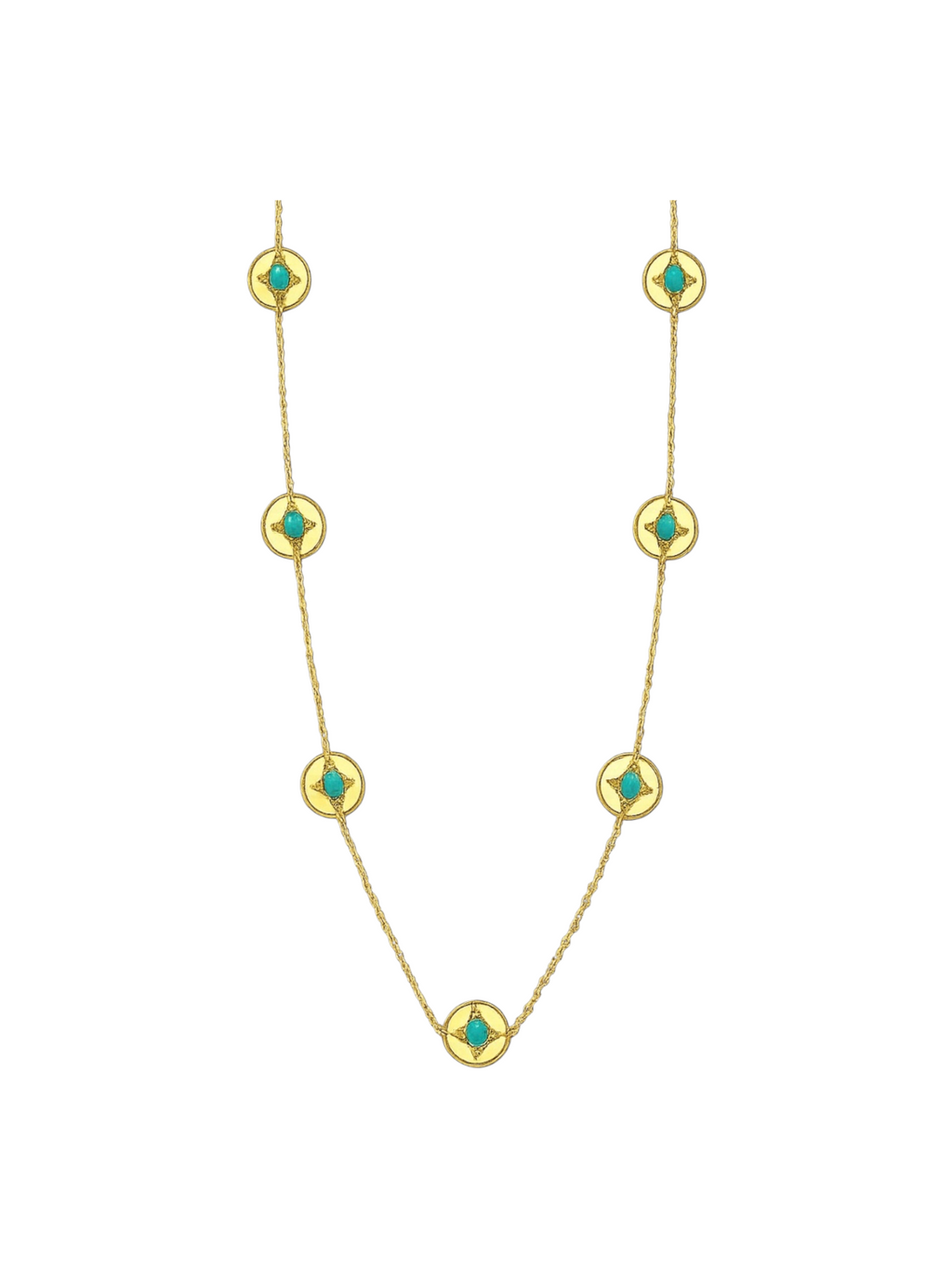 Aqua Aura Long Necklace