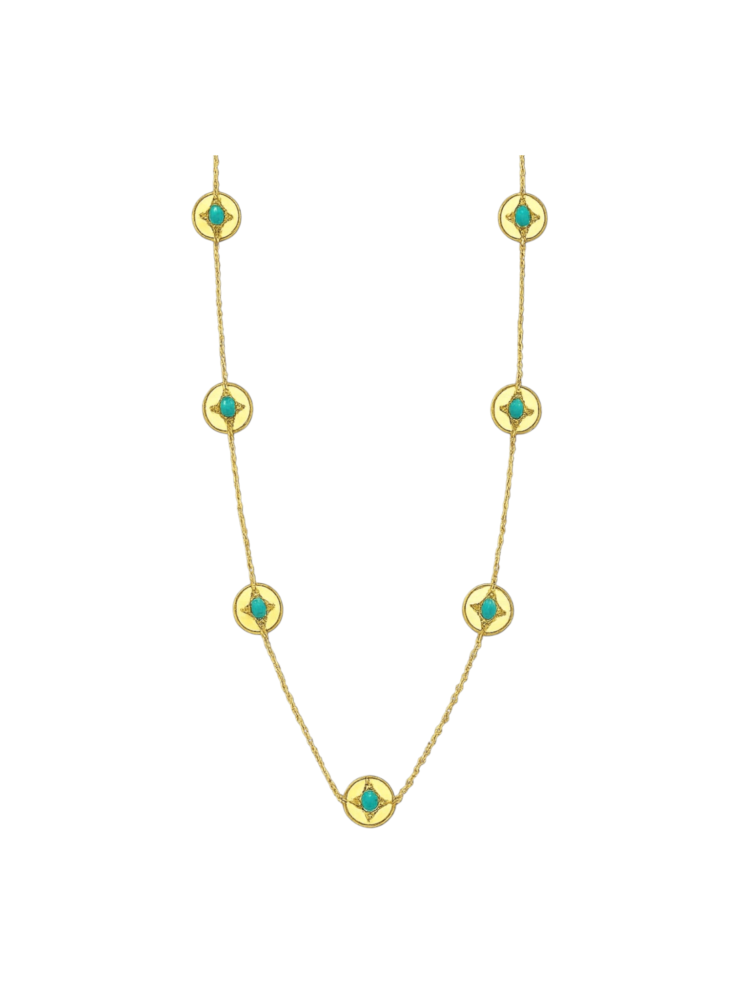 Aqua Aura Long Necklace