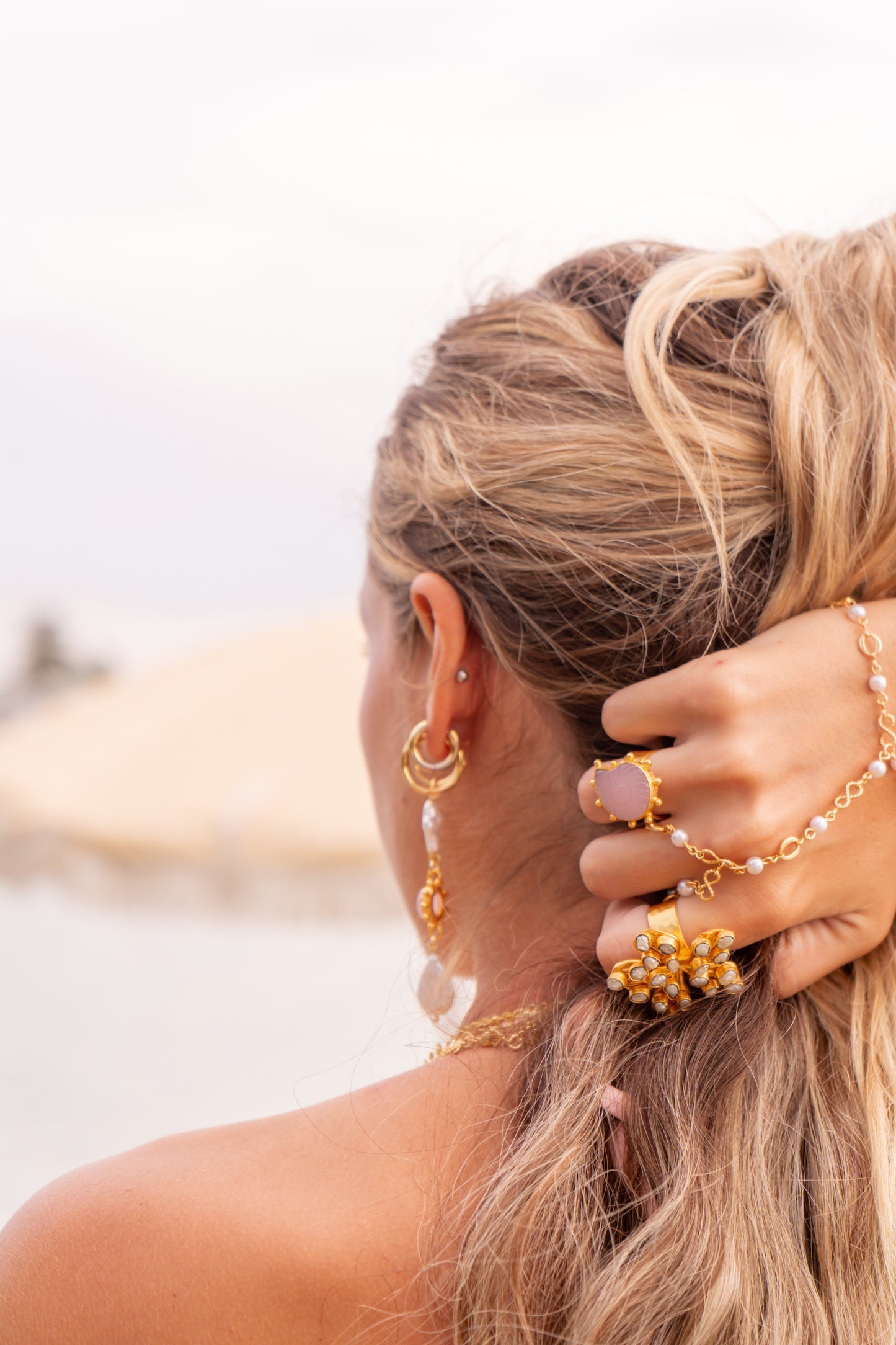 Hibiscus Pearl Ring
