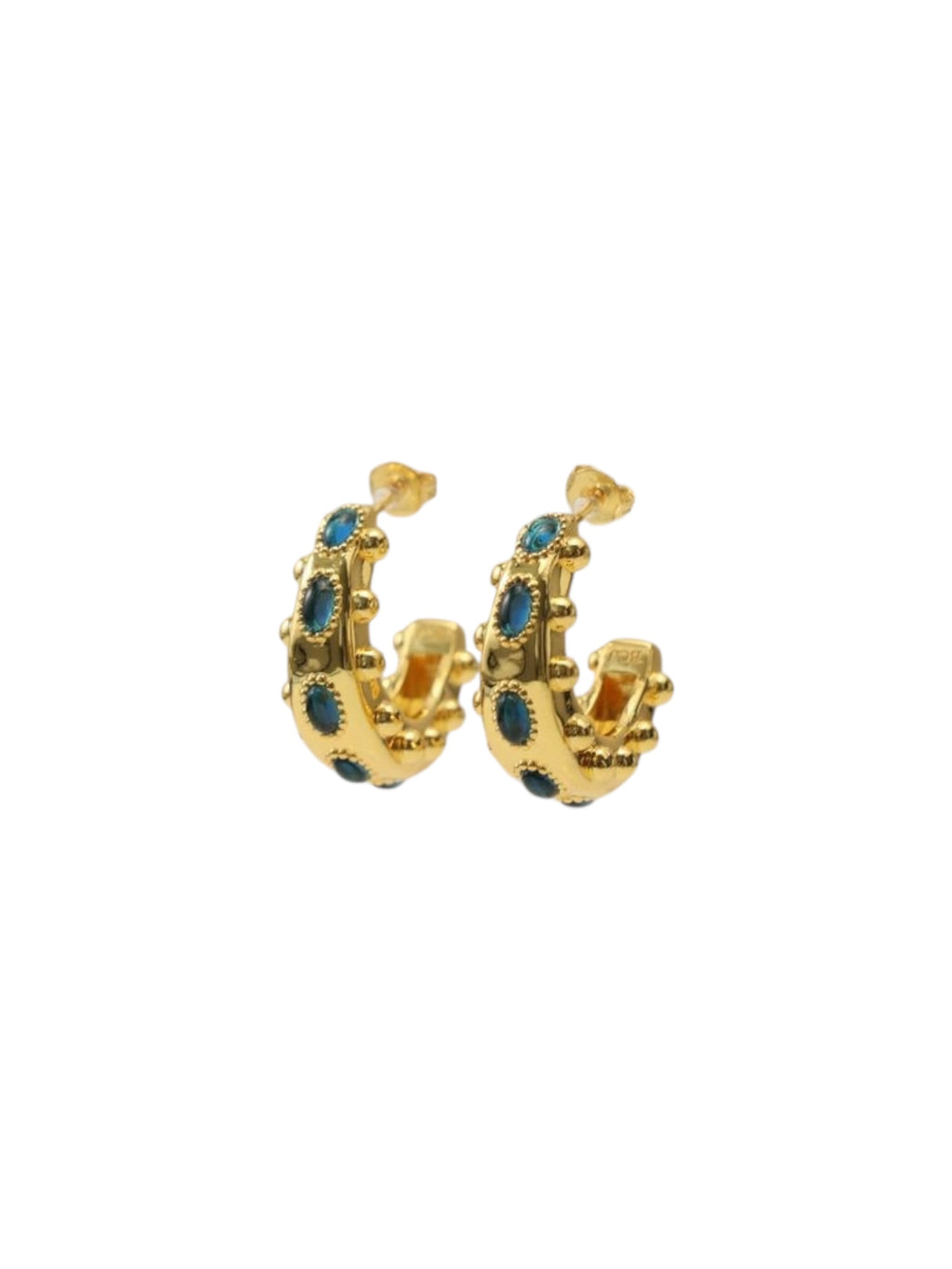 Cordelia Earrings in Blue