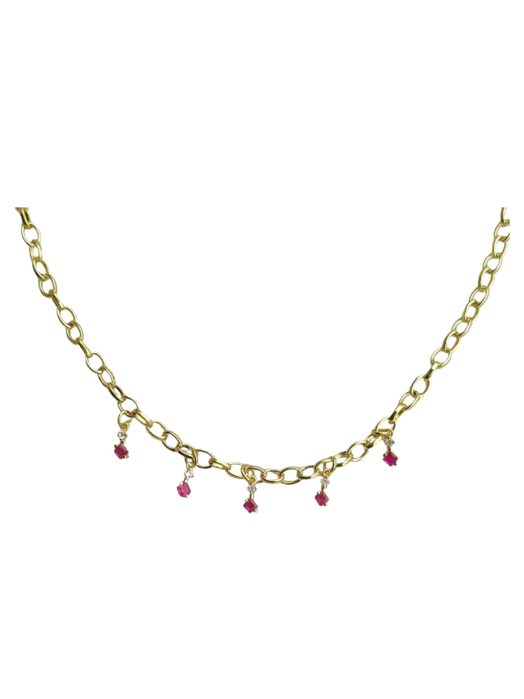 Gigi Necklace in Ruby