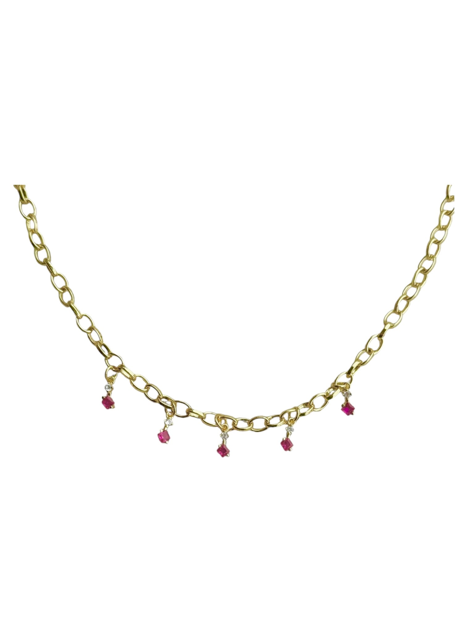 Gigi Necklace in Ruby