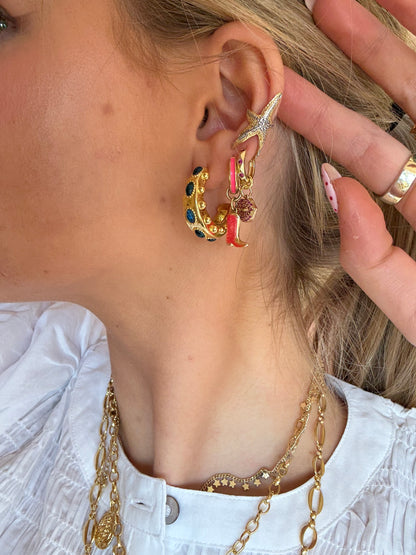 Cordelia Earrings in Blue