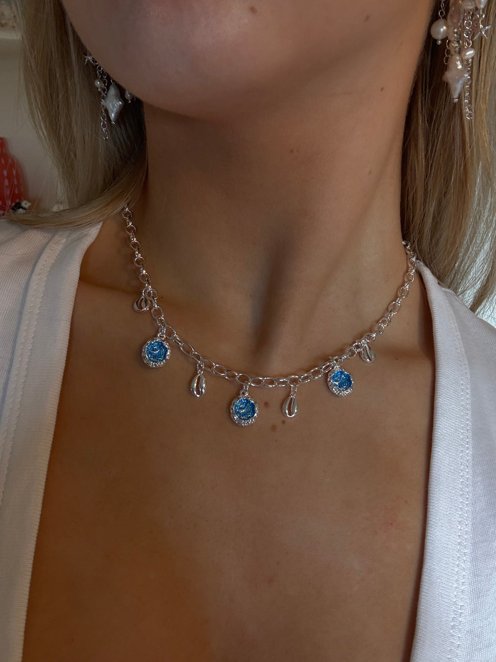 Silver Blossom Necklace