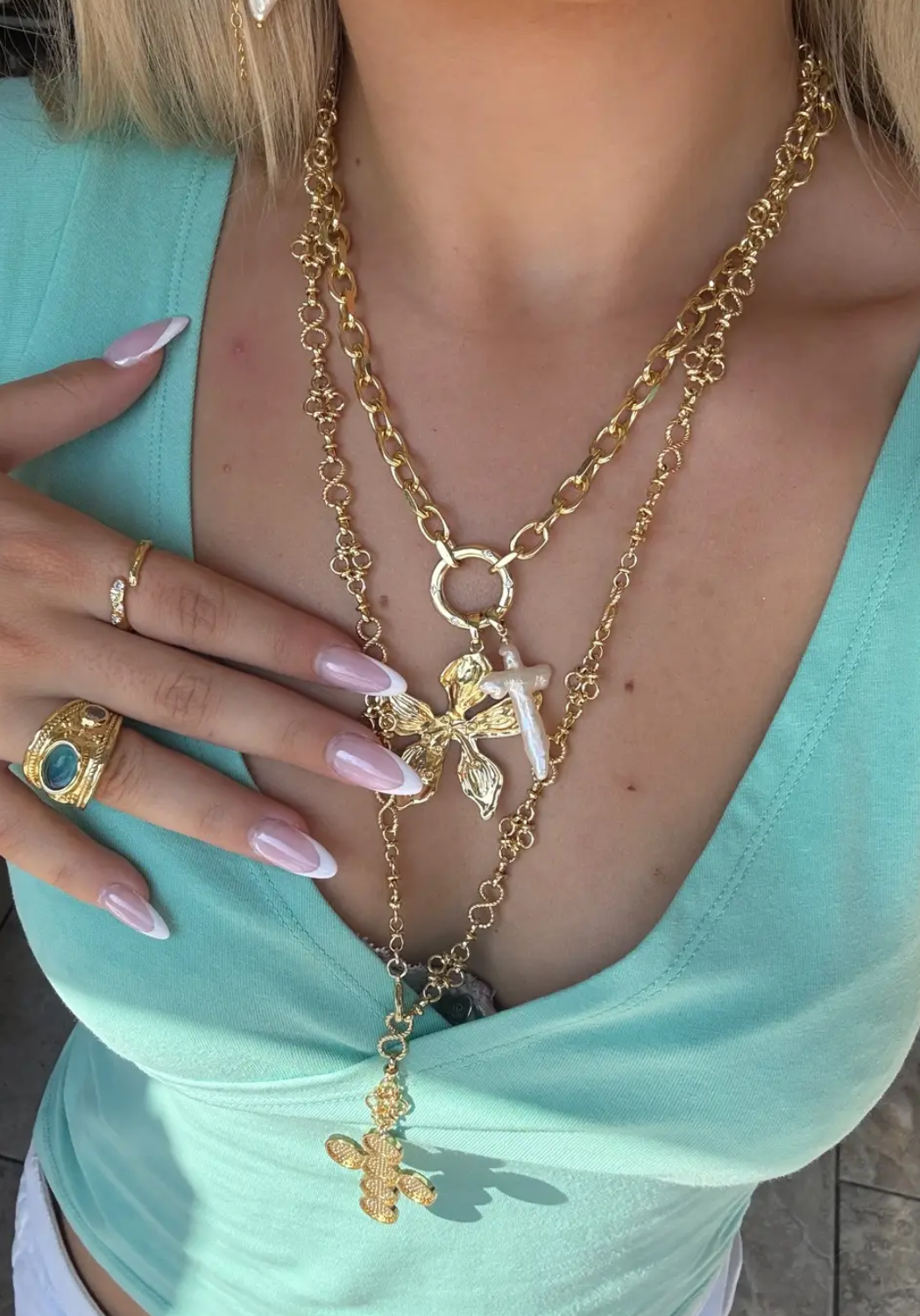 Cordelia Ring In Light Blue