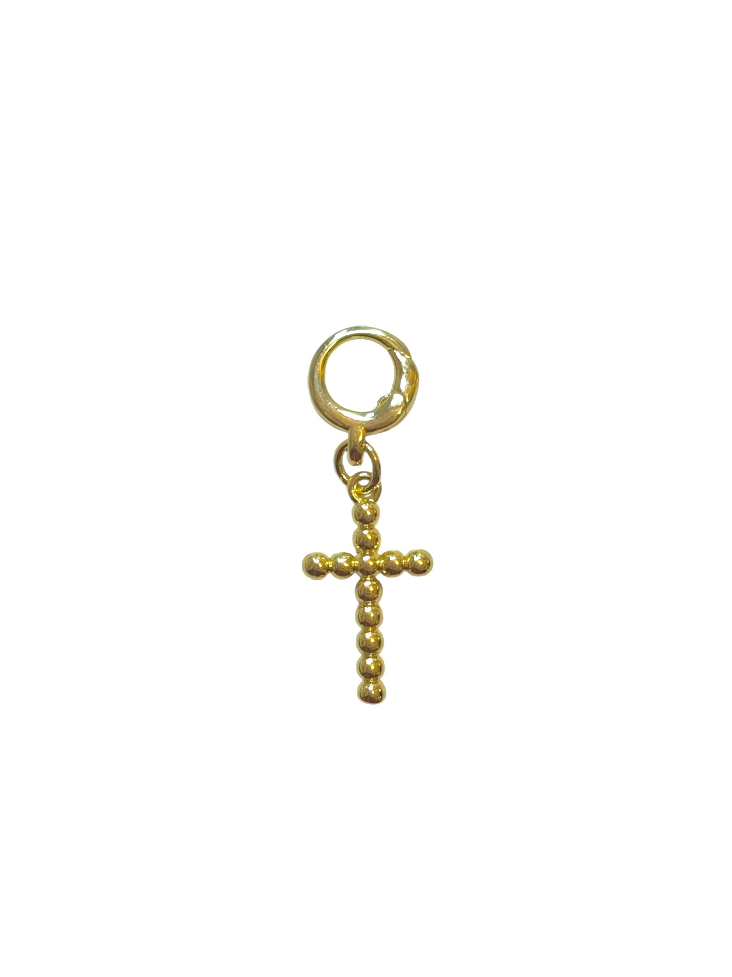 Bobble Cross Clip-On Charm