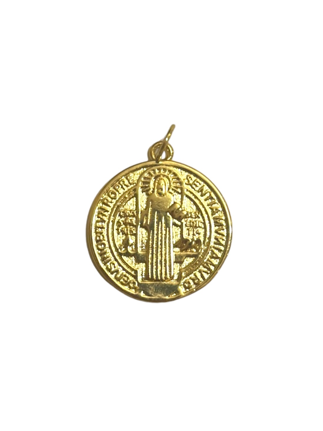 Big St Benedict’s  Coin Loop-on Charm