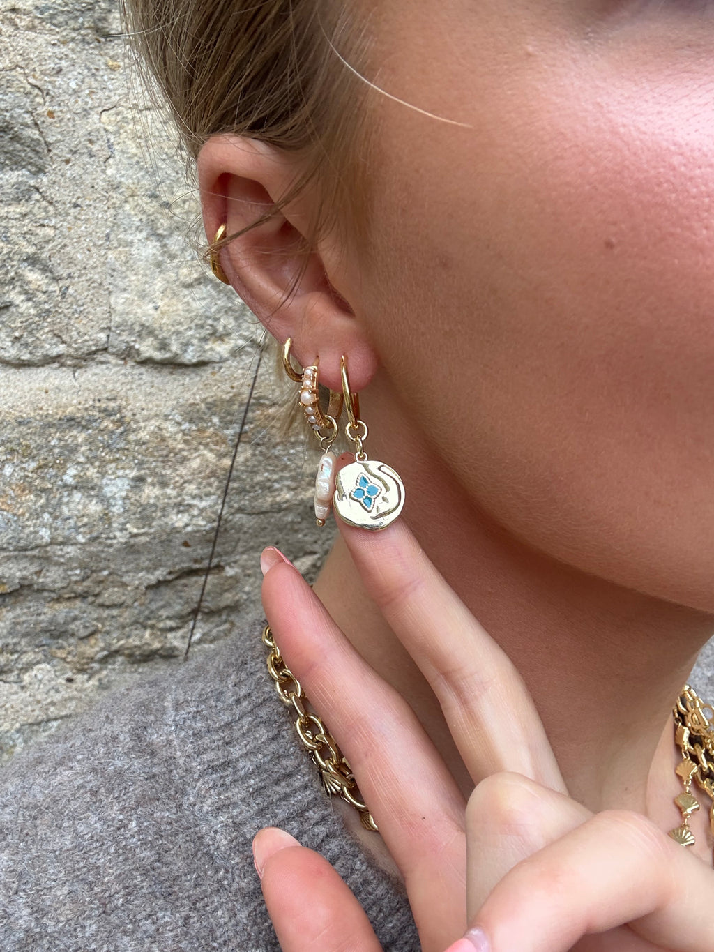 Corfu Hoop Earrings