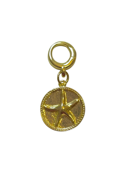 Starfish Coin Clip-On Charm