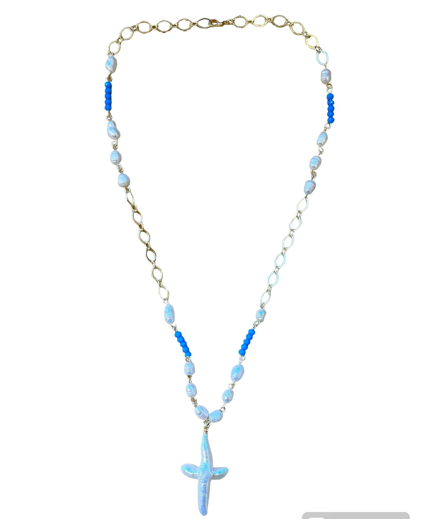 Belle Necklace in Sky Blue