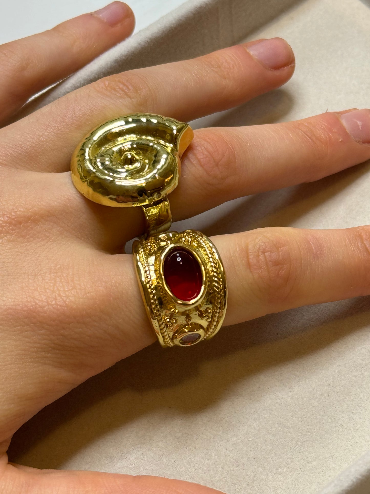 Cordelia Ring In Red