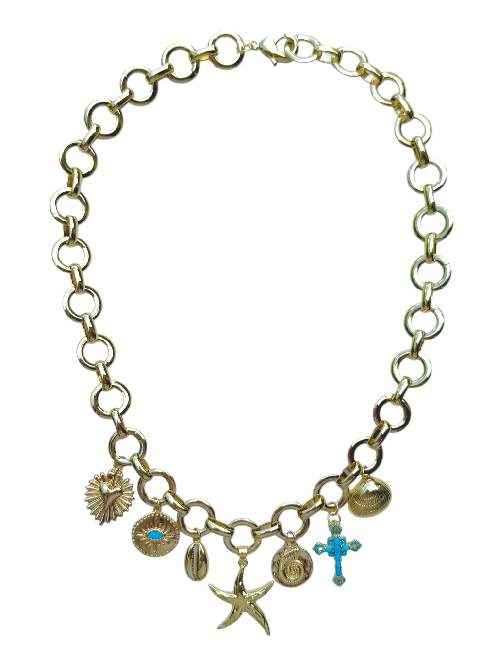 Sea Bloom Necklace in Gold