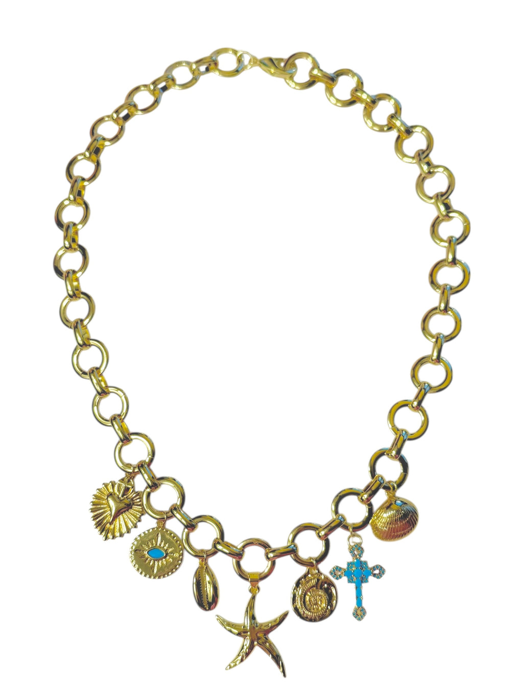Sea Bloom Necklace in Gold