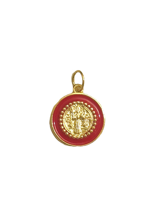 Red Coin Loop-on Charm