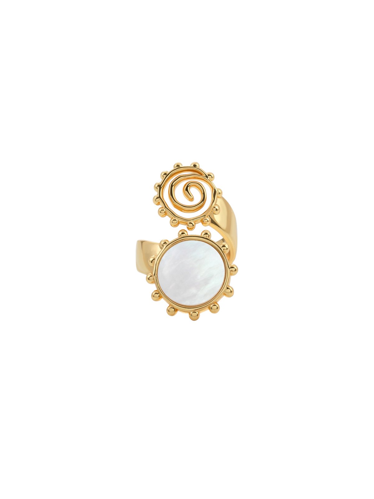 Pearl Swirl Ring