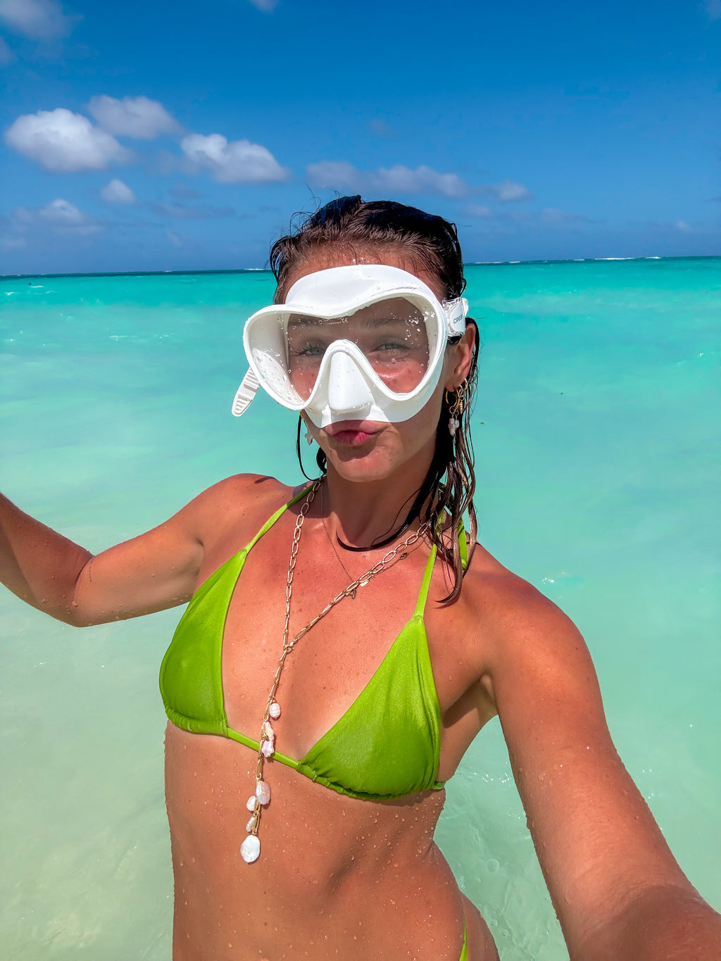 Mermaid Tears Long Necklace