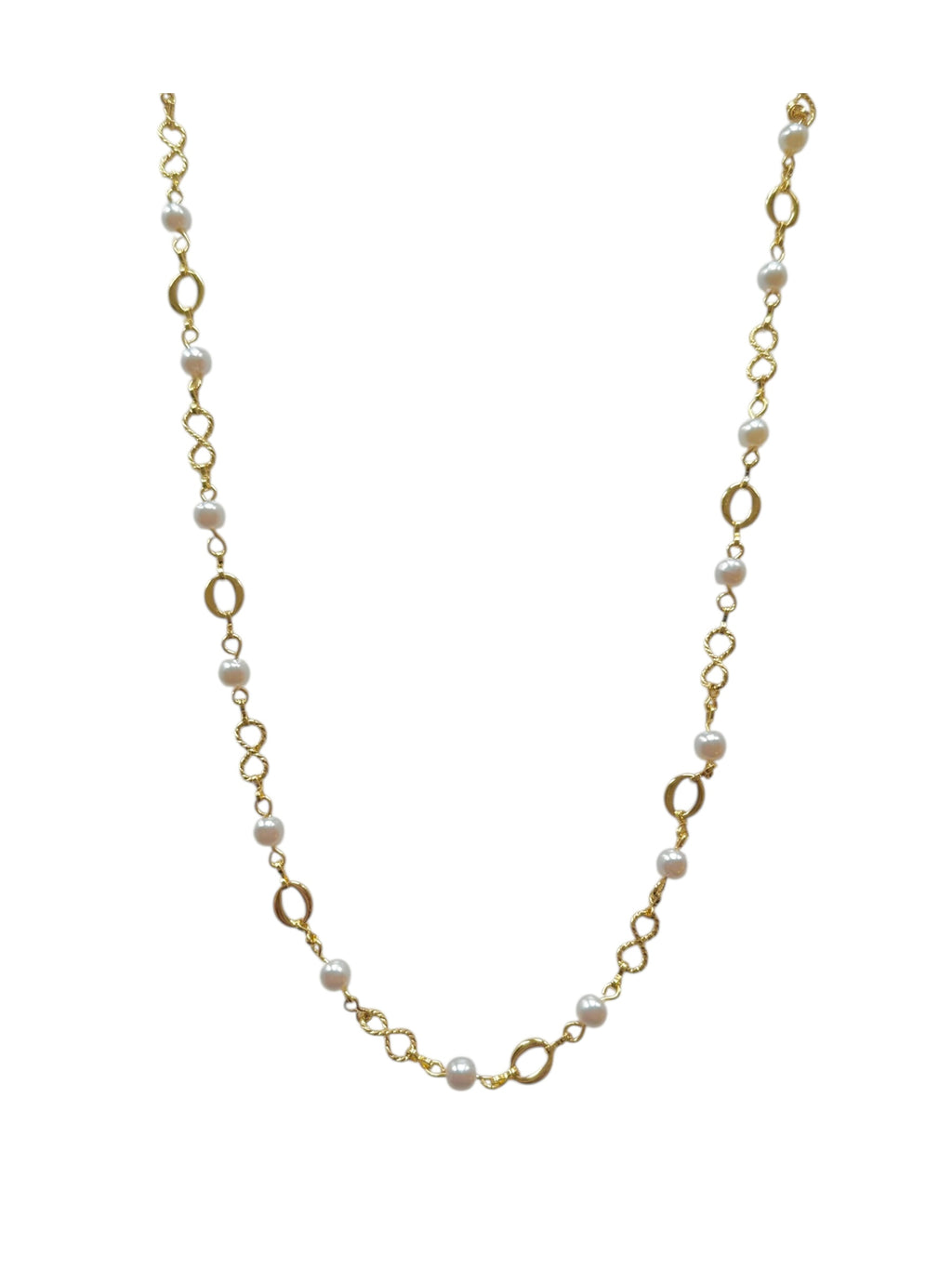 Pearl Drift Long Necklace