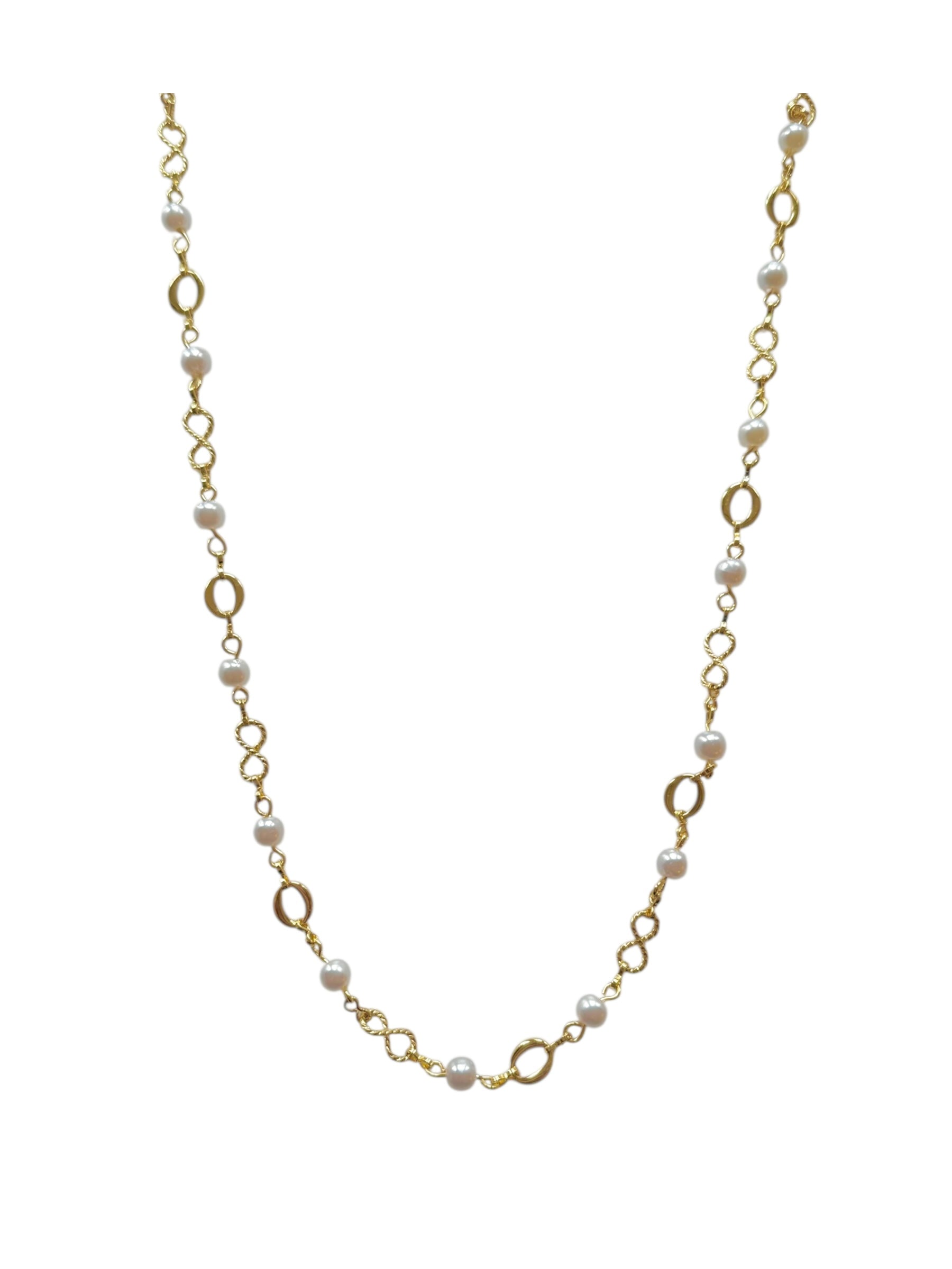 Pearl Drift Long Necklace