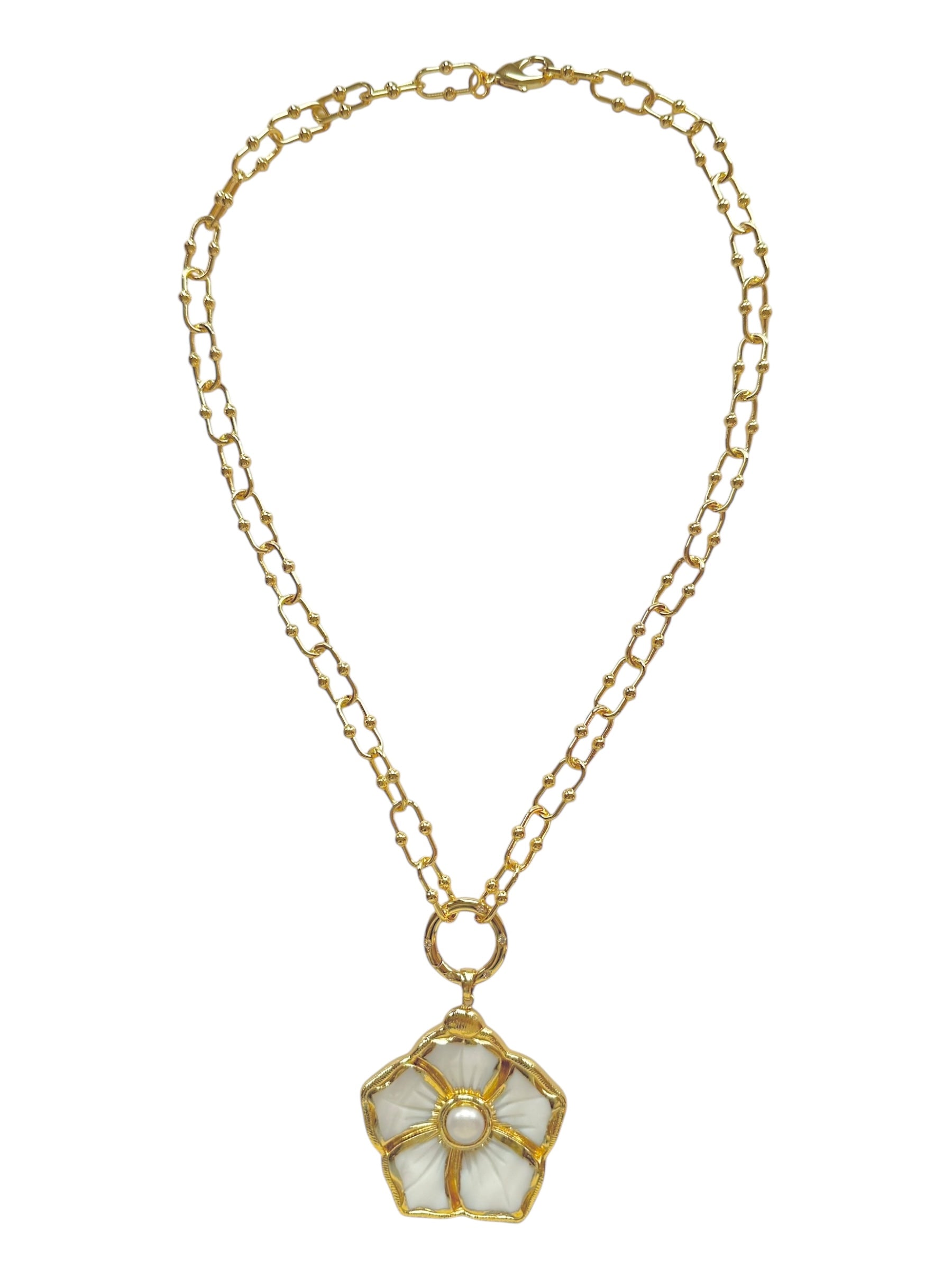 Hibiscus Shell Necklace