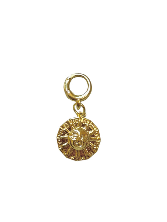 Sun Face Clip-On Charm