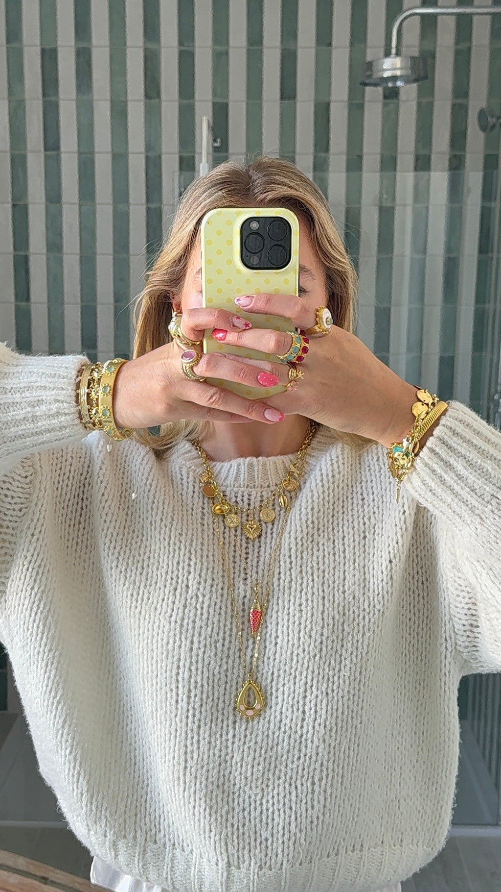 Amalia Ring in Pink