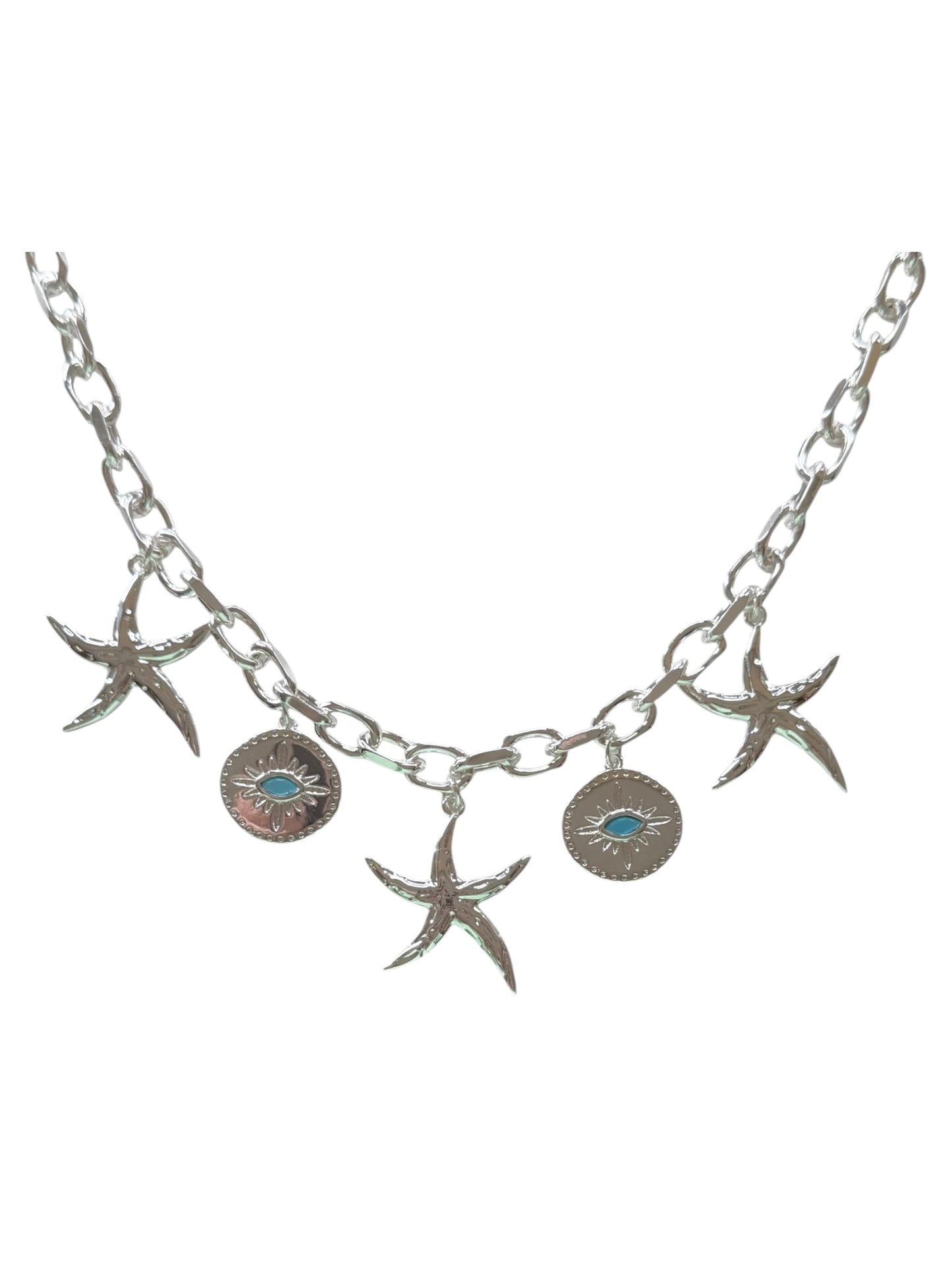 Ariel Necklace in Silver