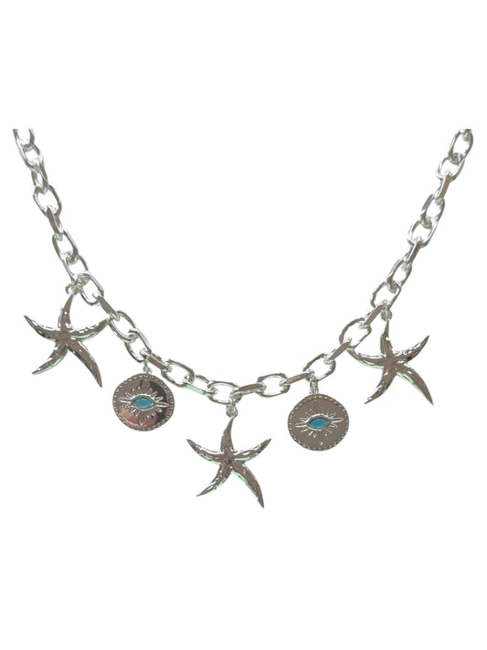 Ariel Necklace in Silver