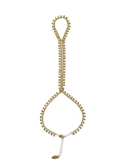 Sequin Hand Chain in Gold