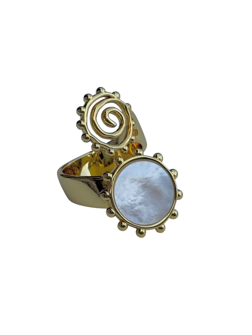 Pearl Swirl Ring