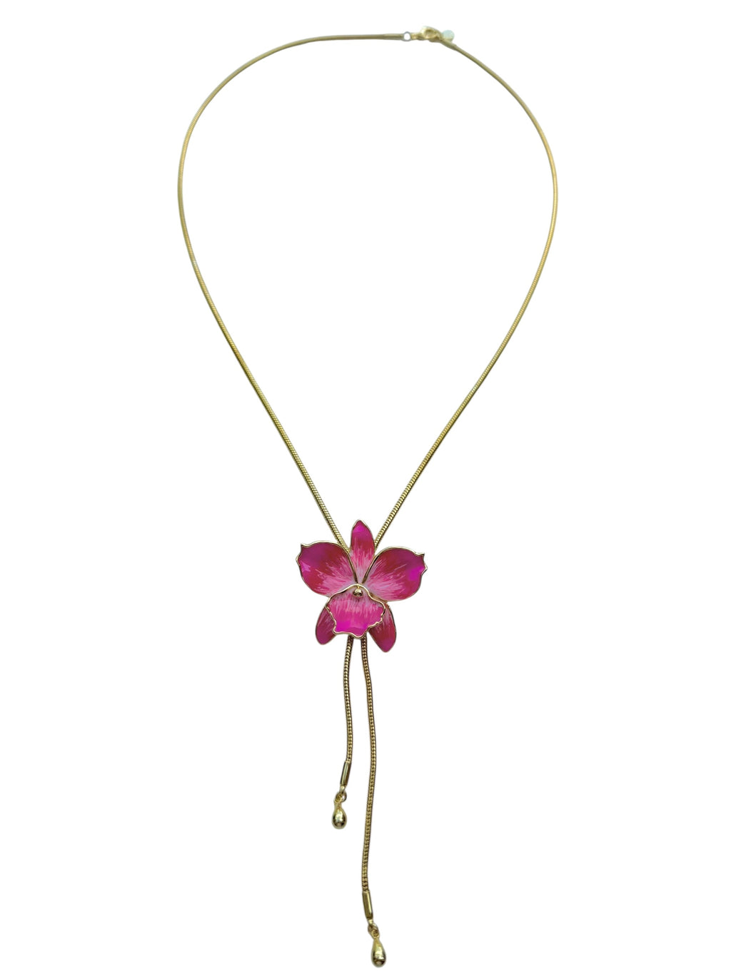 Bri Orchid Necklace