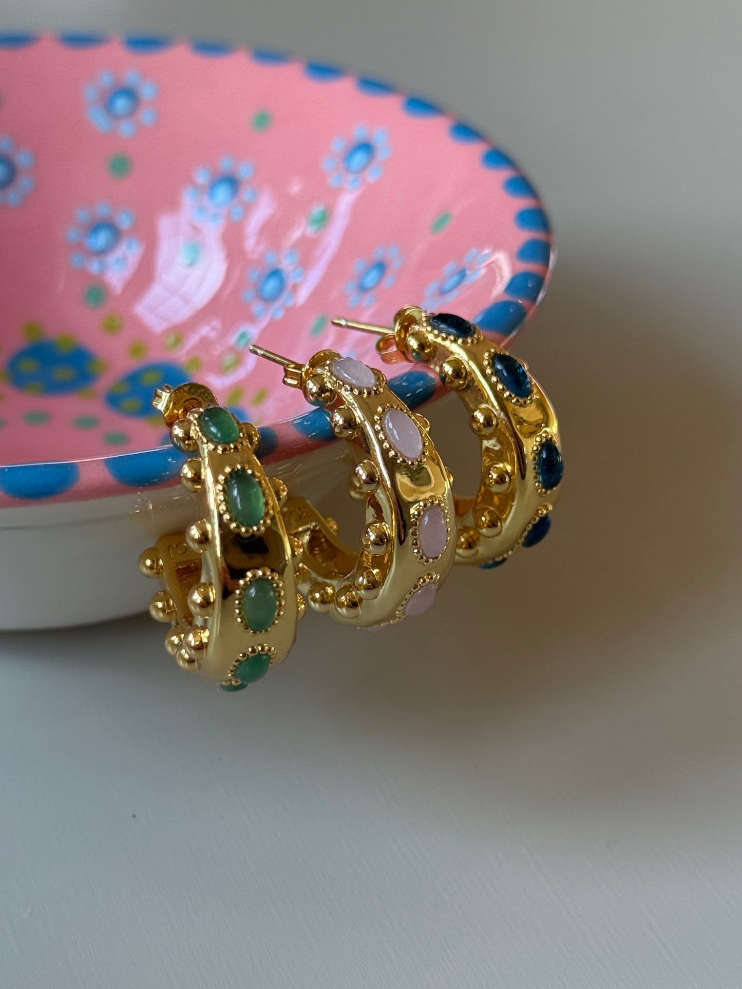 Cordelia Earrings in Blue